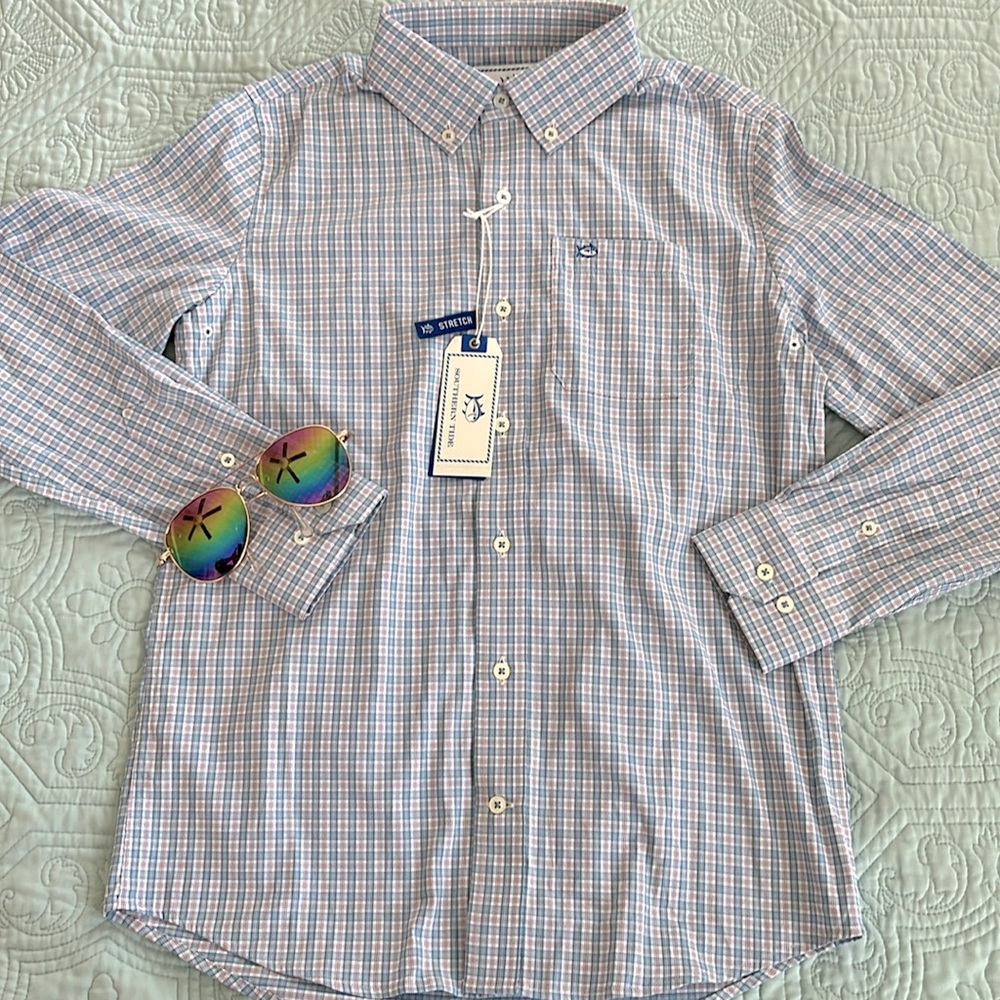NWT Southern Tide Long Sleeve Shirt- Sz L(12/14)